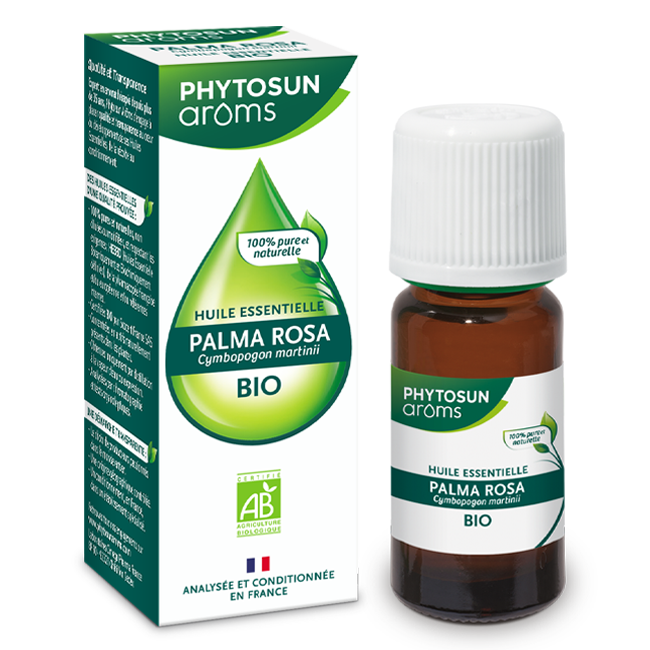 PHYTOSUN AROMS ORGANIC PALMA ROSA ESSENTIAL OIL 10ML