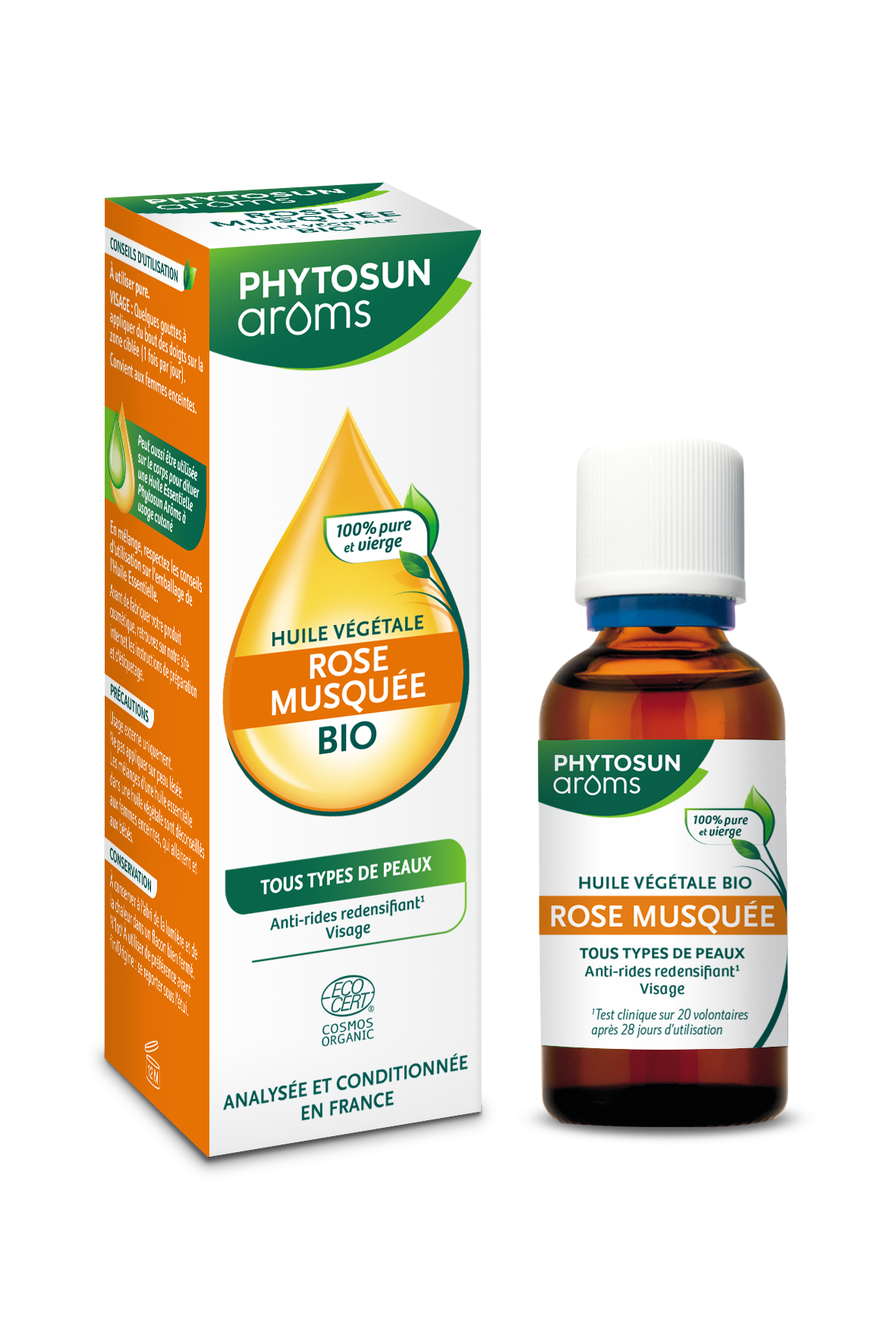 PHYTOSUN AROMS ORGANIC ROSEHIP VEGETABLE OIL 50ML