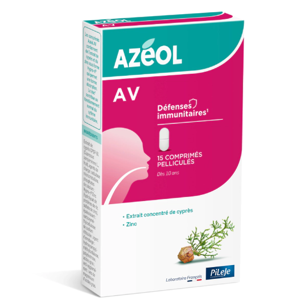 PILEJE AZEOL AV IMMUNE DEFENSES 15 TABLETS