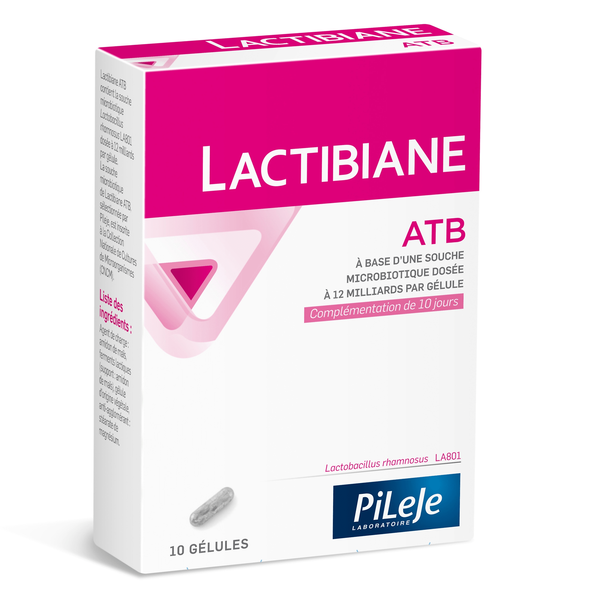 PILEJE LACTIBIANE ATB 10 CAPSULES