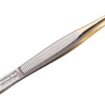 TWEEZERS WITH 3 STRAIGHT GOLDEN TIPS REF 221817
