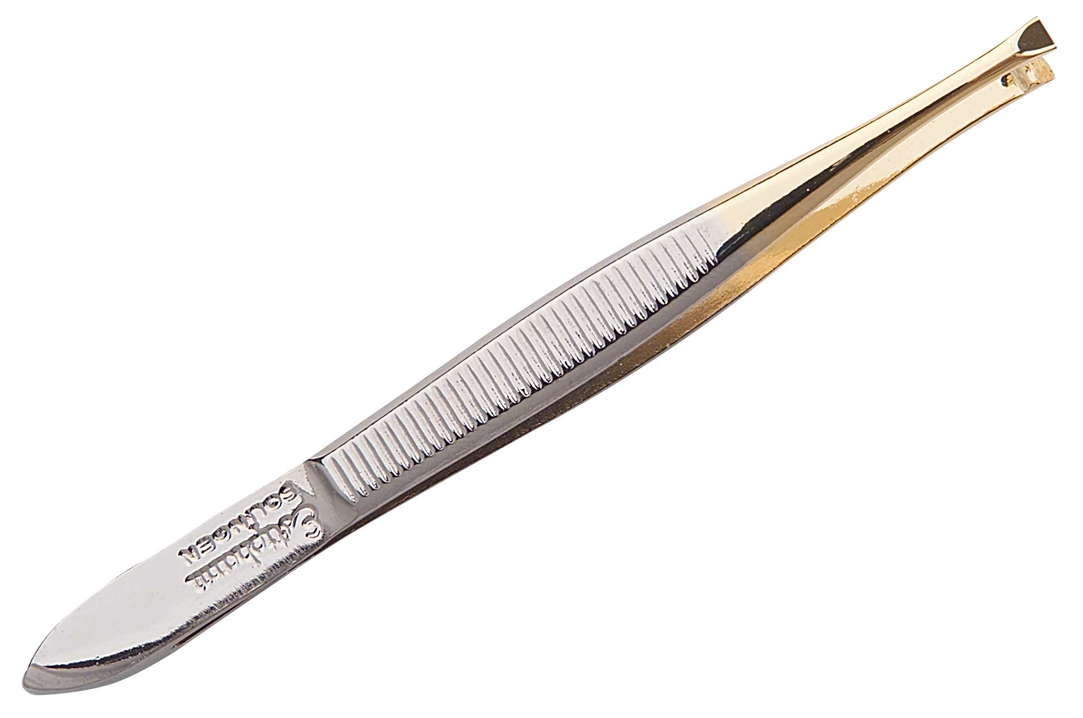 TWEEZERS WITH 3 STRAIGHT GOLDEN TIPS REF 221817