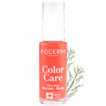 PODERM COLOR CARE NAIL POLISH TEA TREE CORAL RED 8ML