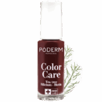 PODERM COLOR CARE NAIL POLISH TEA TREE RED BLACK 8ML