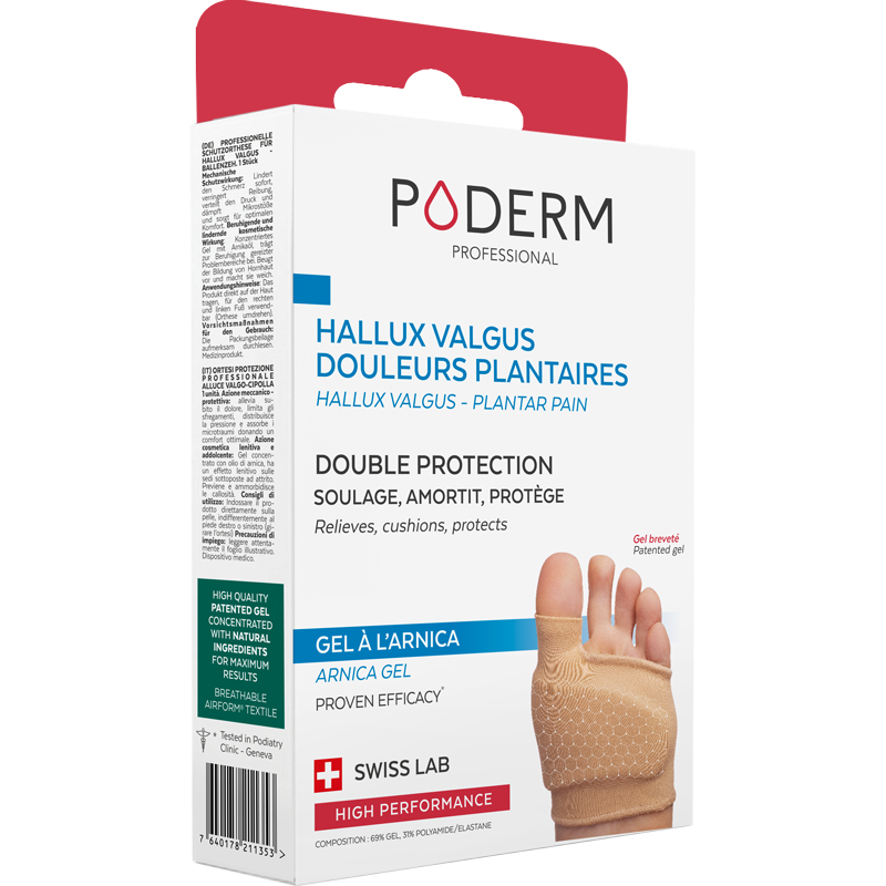 PODERM PROTECTION HALLUX VALGUS AND PLANTAR PAIN SIZE S