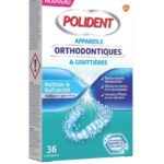 POLIDENT CLEANER FOR ORTHODONTIC APPLIANCES AND GUTTERS 36 TABLETS