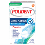POLIDENT TOTAL ACTION CLEANER 66 TABLETS