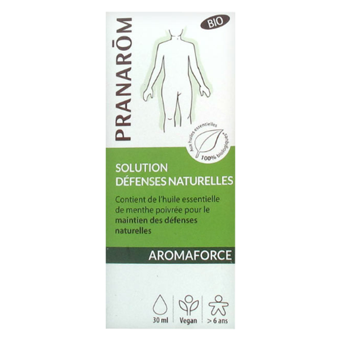 PRANAROM AROMAFORCE ORGANIC NATURAL DEFENSE SOLUTION 30ML