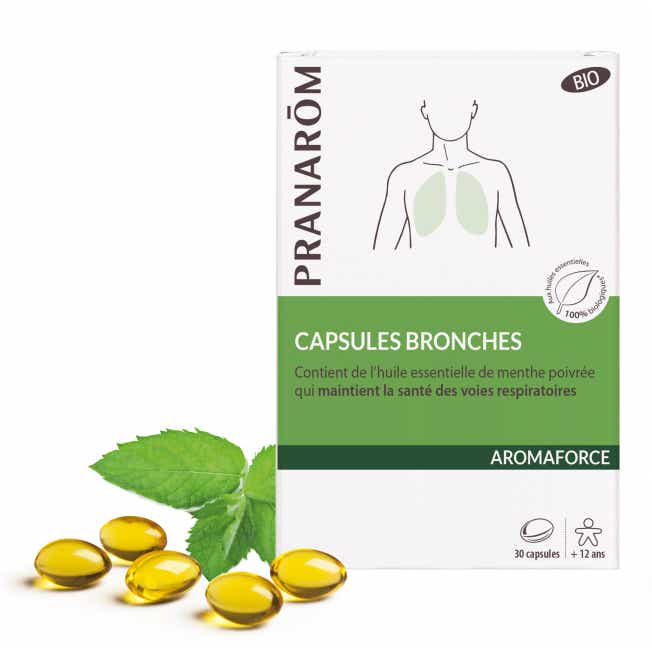 PRANAROM ORGANIC BRONCHE CAPSULES 30 CAPSULES