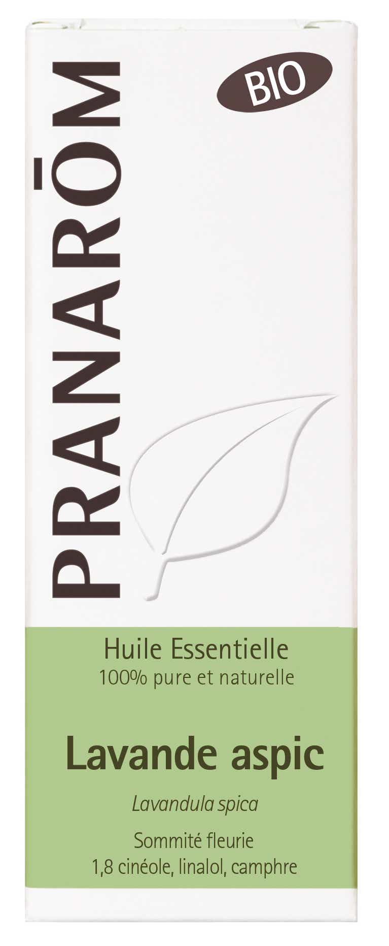 PRANAROM HE ORGANIC LAVENDER ASPIC ESSENTIAL OIL 10 ML