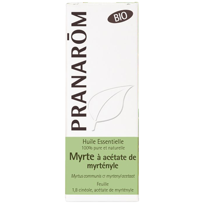 PRANAROM MYRTLE ESSENTIAL OIL WITH ORGANIC MYRTENYL ACETATE 10ML