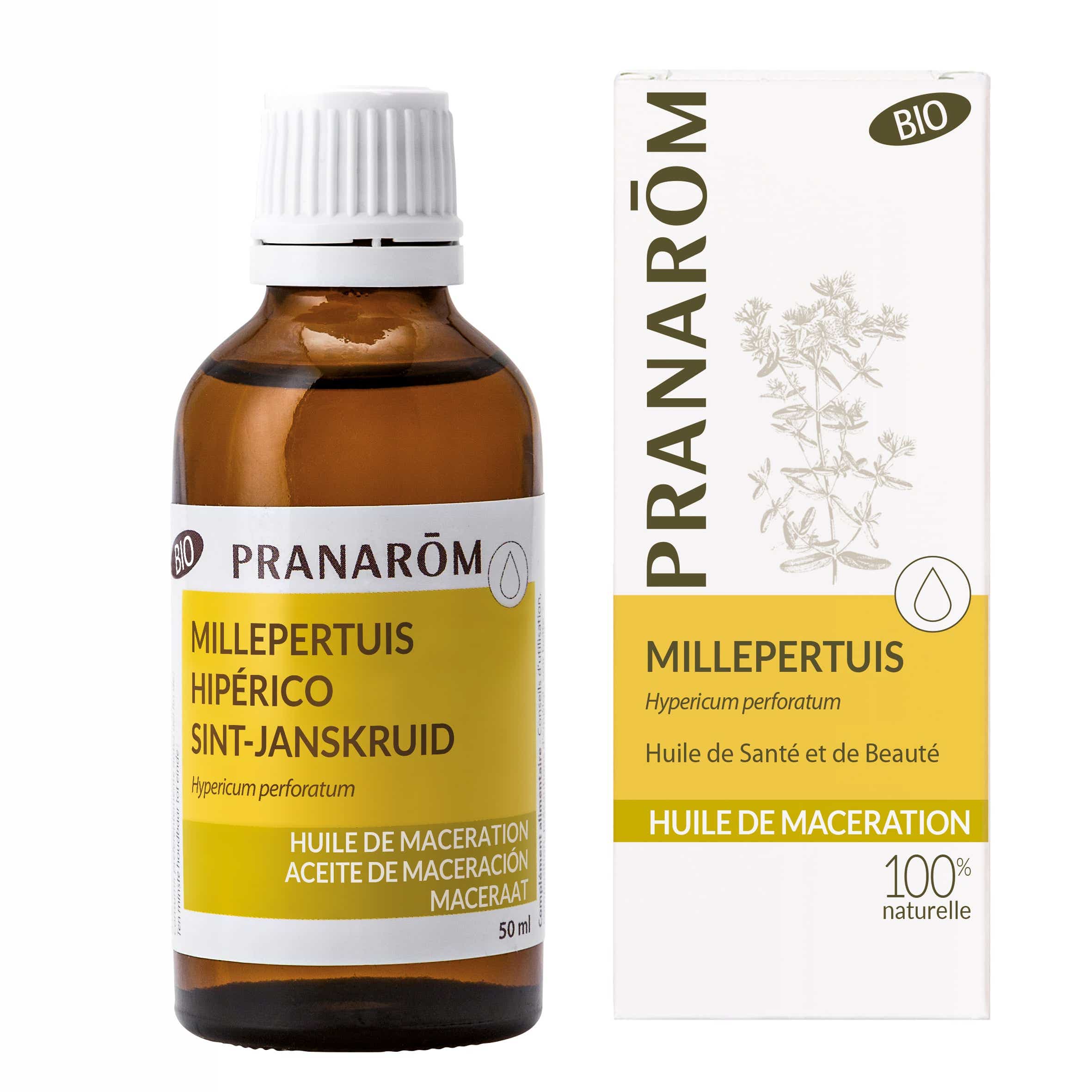 PRANAROM HULES ST. WORPT ORGANIC MACERATION OIL 50ML