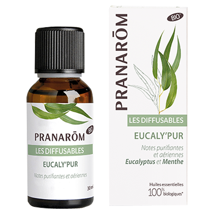 PRANAROM LES DIFFUSABLES EUCALY PUR ORGANIC ESSENTIAL OIL 30ML