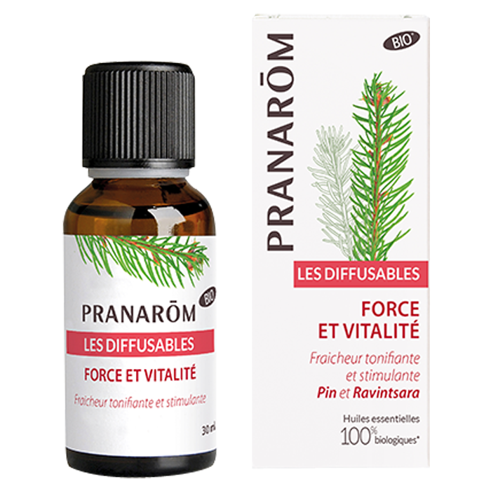 PRANAROM LES DIFFUSABLES ORGANIC STRENGTH AND VITALITY ESSENTIAL OIL 30ML