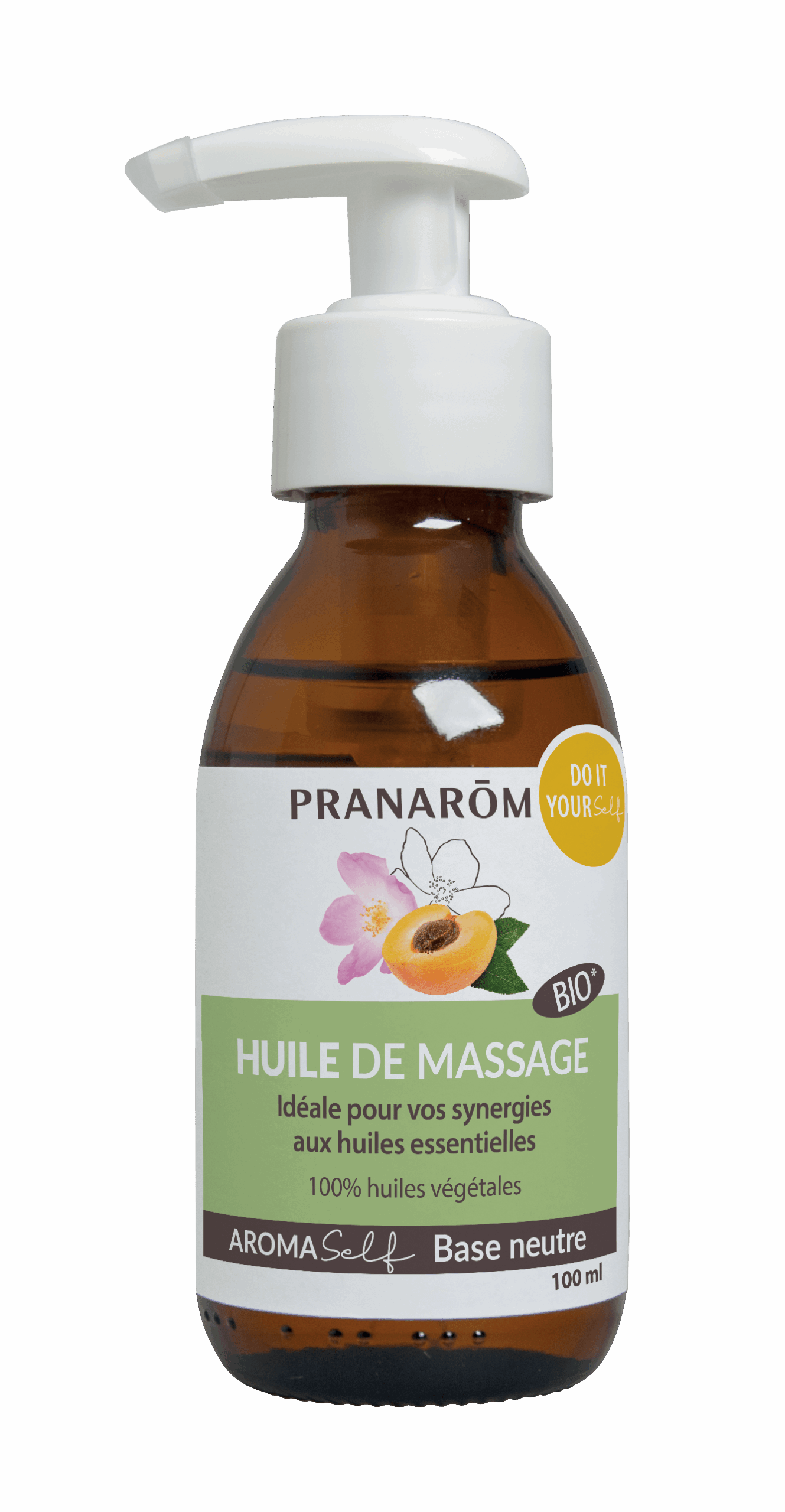 PRANAROM MASSAGE SELECTION NATURAL ORGANIC BASE OIL 100ML