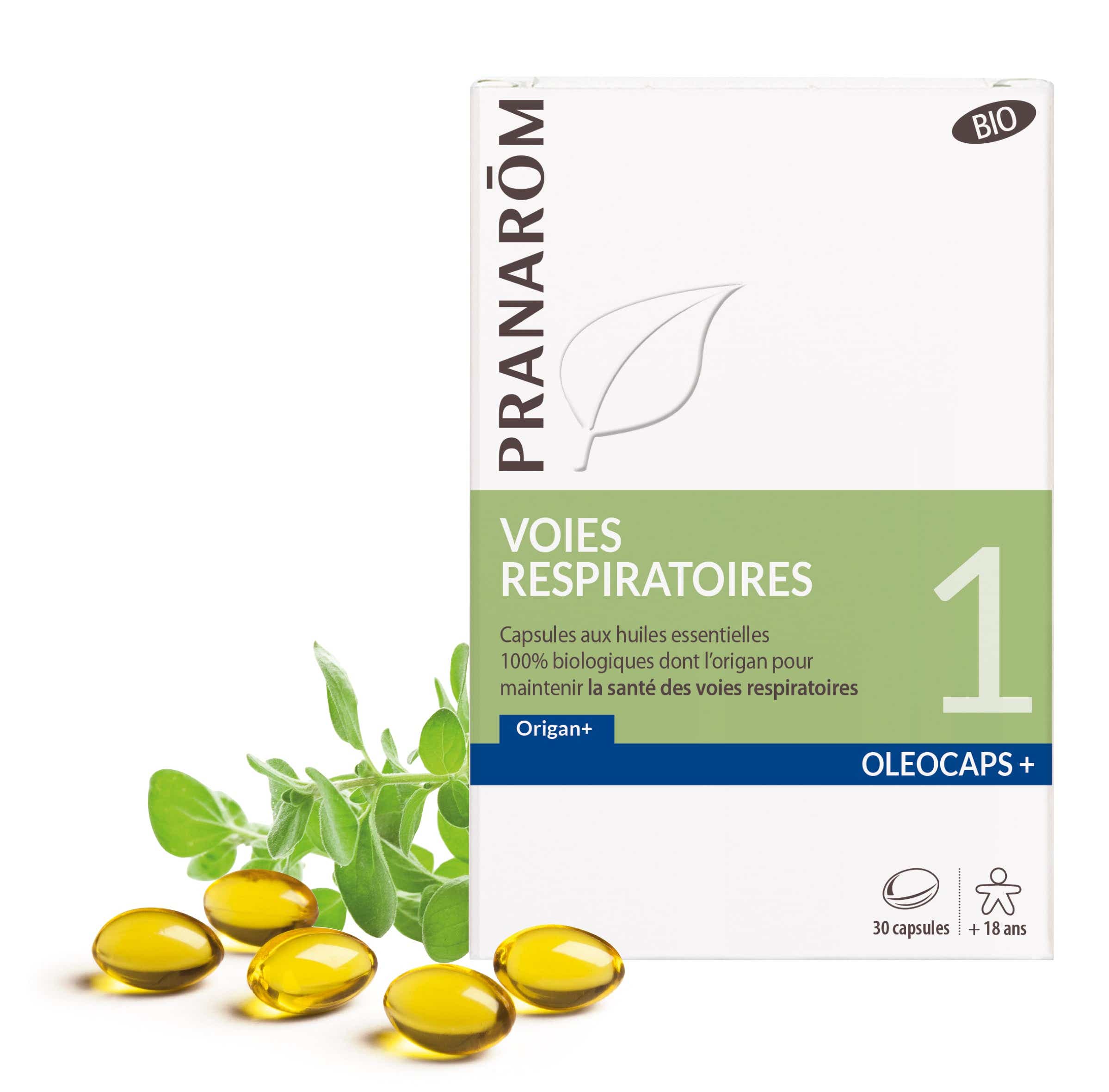 PRANAROM OLEOCAPS 1 CAPSULES NOSE THROAT 30