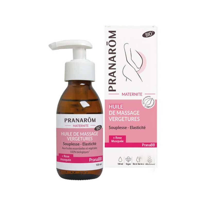 PRANAROM PRANABB MATERNITY MASSAGE OIL ORGANIC STRETCH MARKS 100ML