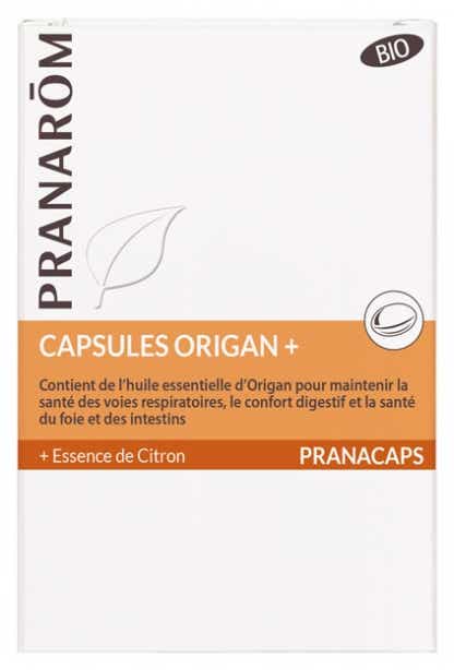 PRANAROM PRANACAPS ORGANIC OREGANO 30 CAPSULES