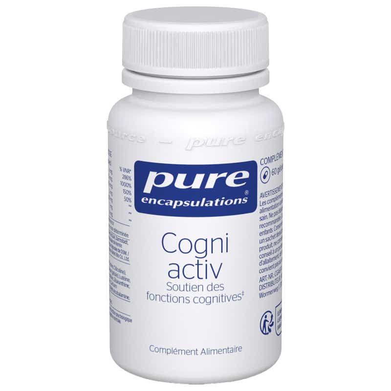 PURE ENCAPSULATIONS COGNI ACTIV SUPPORT OF COGNITIVE FUNCTIONS 60 CAPSULES
