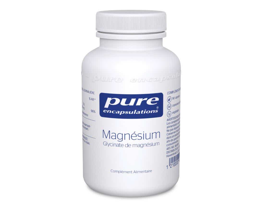 PURE MAGNESIUM GLYCINATE ENCAPSULATIONS 90 CAPSULES