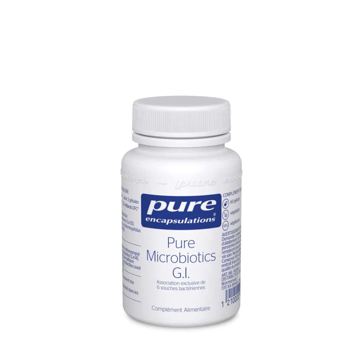 PURE MICROBIOTICS G I 60 CAPSULES