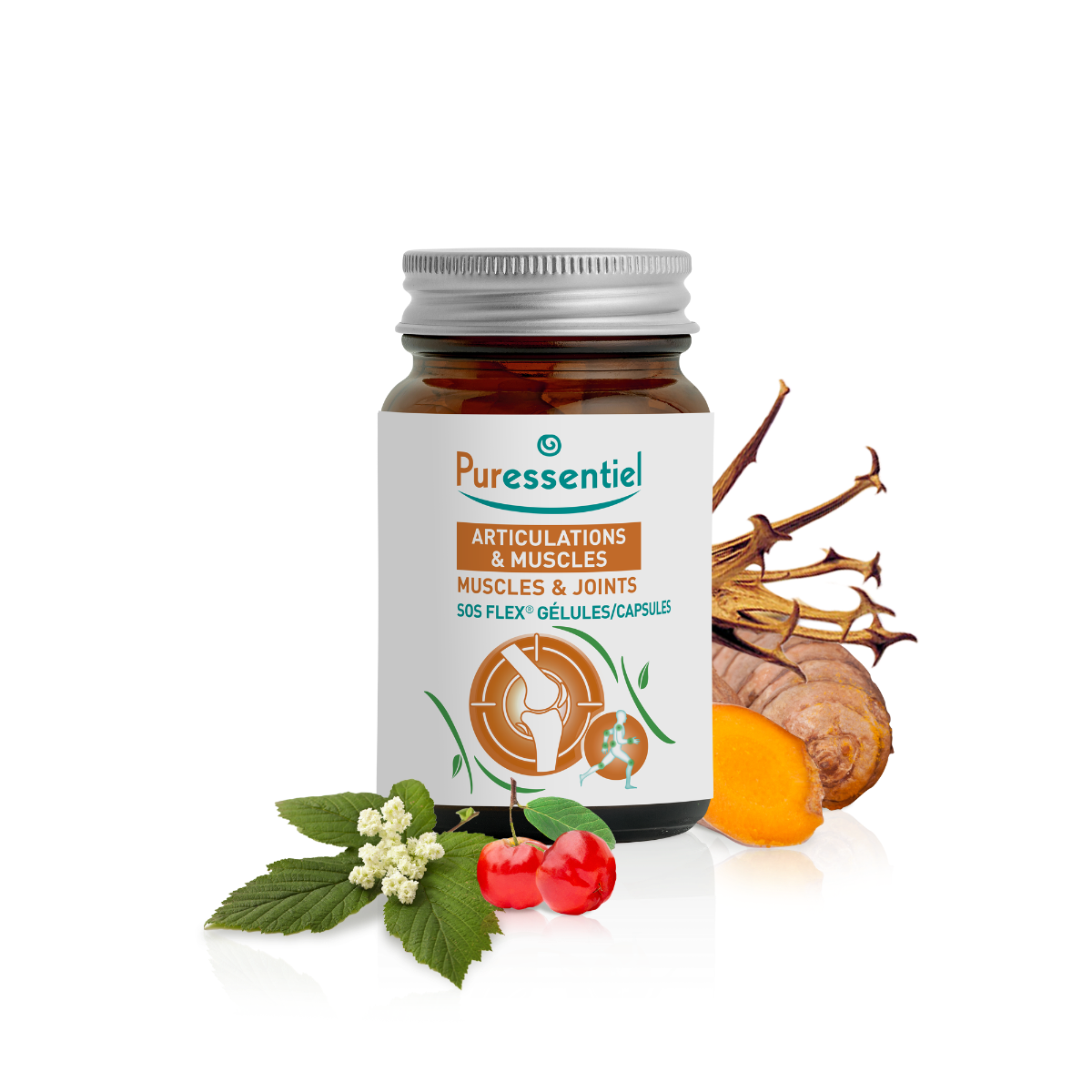 PURESSENTIEL JOINTS MUSCLES MUSCLES AND JOINTS SOS FLEX 30 CAPSULES