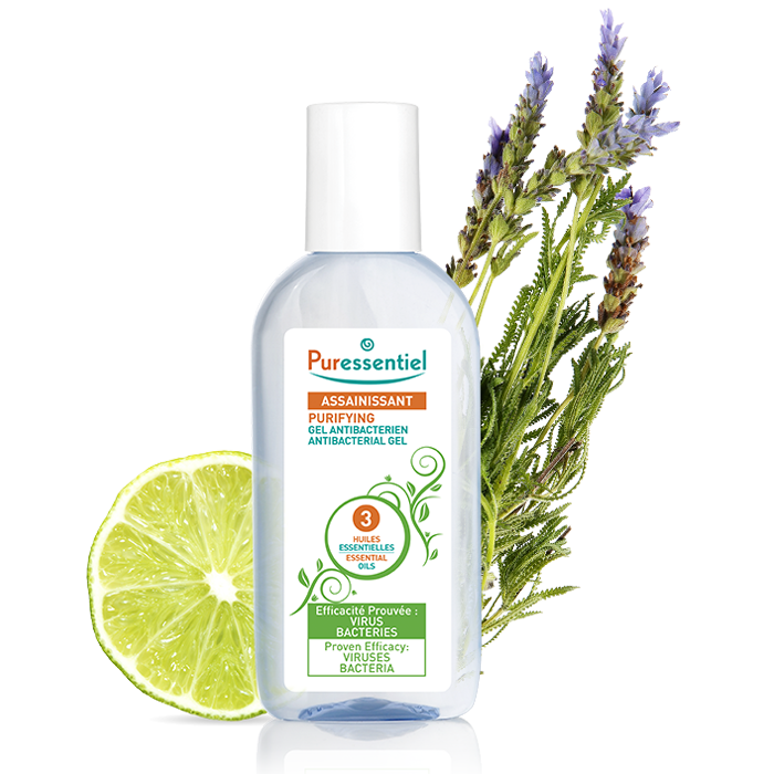 PURESSENTIEL SANITIZER ANTIBACTERIAL GEL 25ML