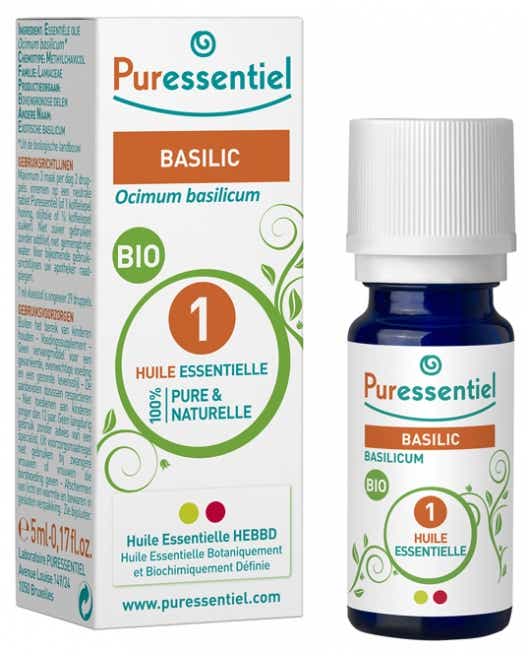 PURESSENTIEL ORGANIC BASIL ESSENTIAL OIL 5ML