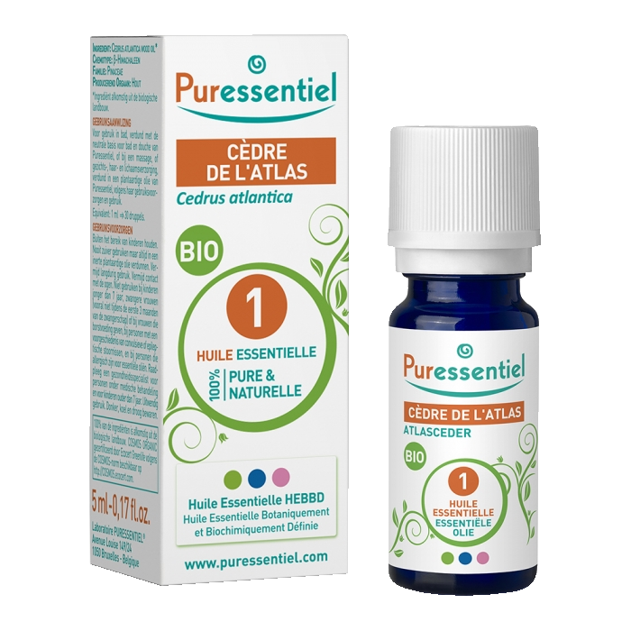 PURESSENTIEL ORGANIC ATLAS CEDAR ESSENTIAL OIL 5ML