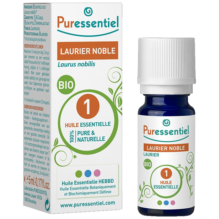 PURESSENTIEL ORGANIC NOBLE LAUREL ESSENTIAL OIL 5ML
