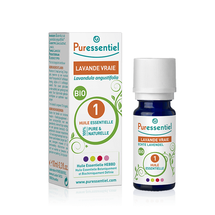 PURESSENTIEL REAL ORGANIC LAVENDER ESSENTIAL OIL 10 ML