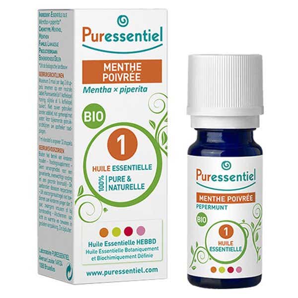 PURESSENTIEL ORGANIC PEPPERMINT ESSENTIAL OIL 10ML
