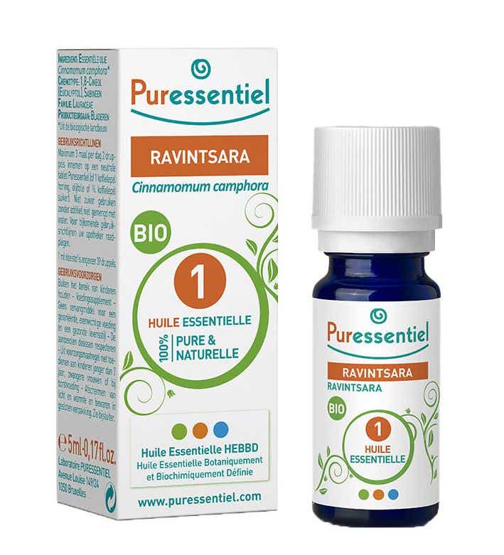 PURESSENTIEL RAVINTSARA ORGANIC ESSENTIAL OIL 5ML