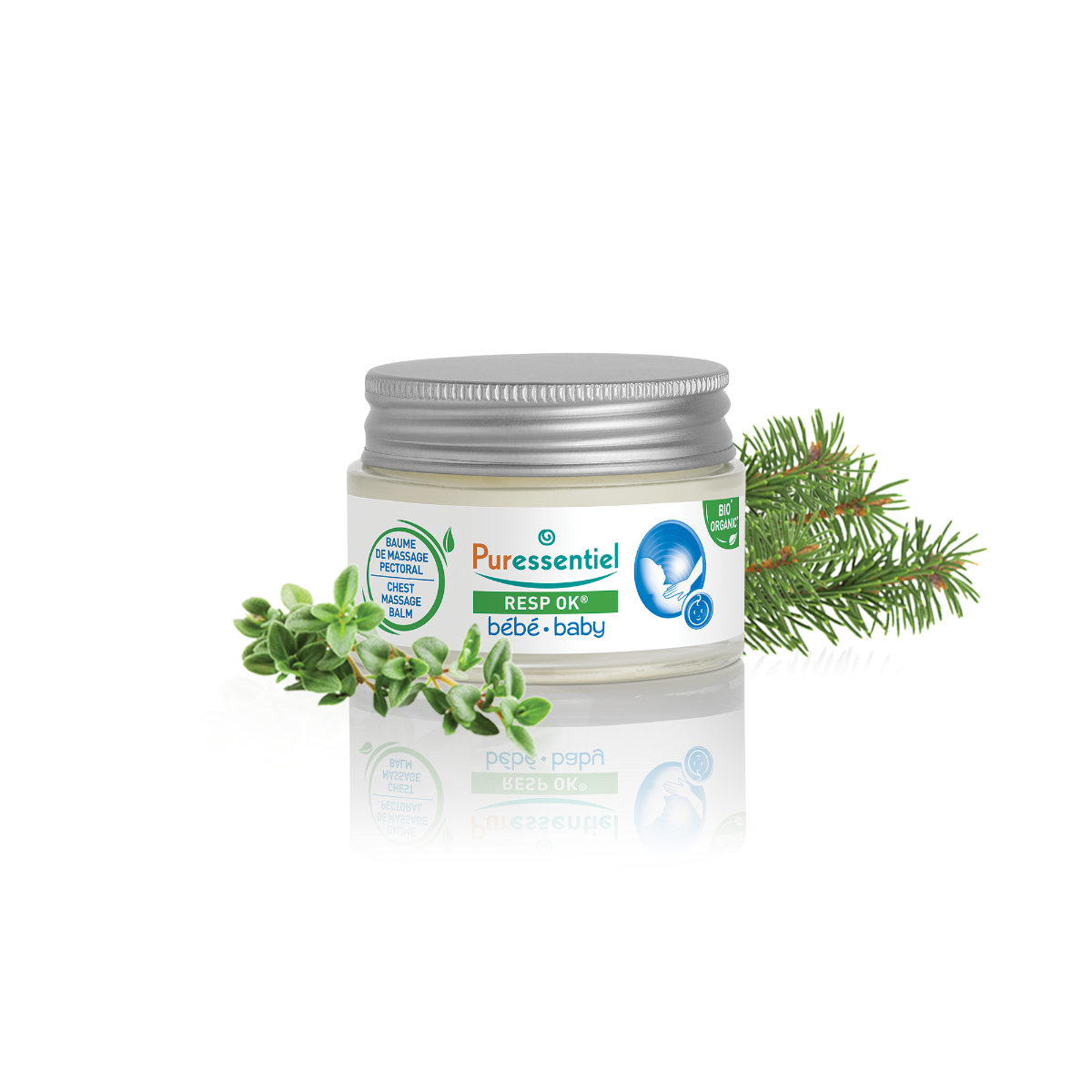 PURESSENTIEL RESP OK BABY PECTORAL MASSAGE BALM 30ML