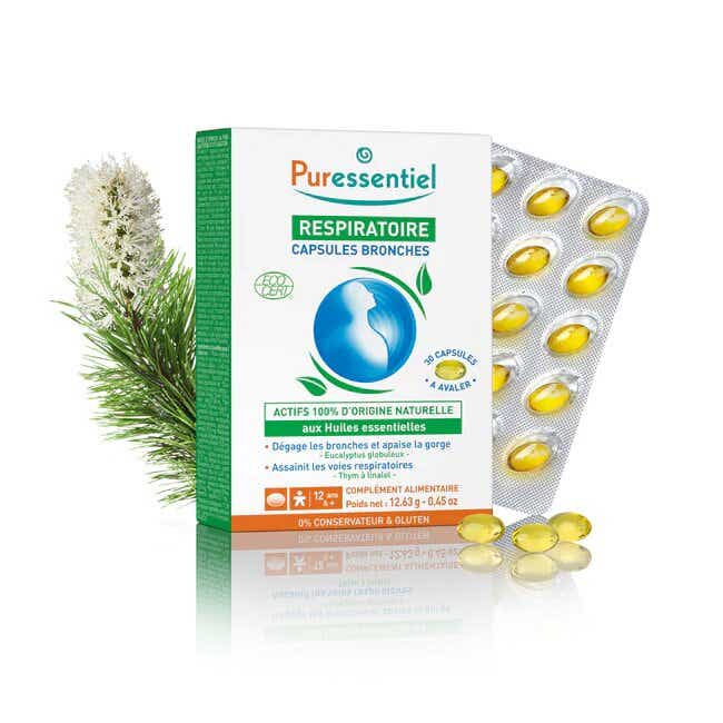 PURESSENTIEL RESPIRATORY CAPSULES BRONCHES 30 CAPSULES
