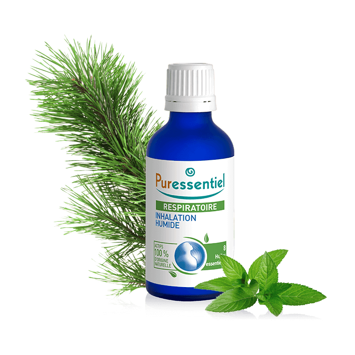 PURESSENTIEL RESPIRATORY WET INHALATION WITH 8 ESSENTIAL OILS 50ML