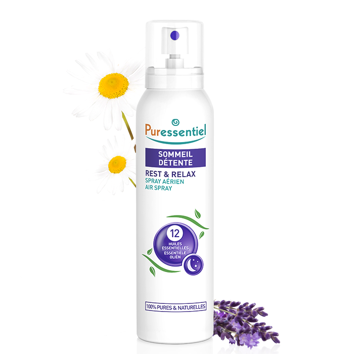 PURESSENTIEL SLEEP RELAXATION AIR SPRAY WITH 12 ESSENTIAL OILS 200ML