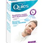 QUIES TRANSPARENT ANTI SNORING NASAL STRIPS LARGE BOX OF 24