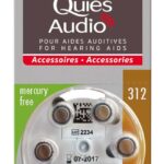 QUIES HEARING BATTERIES MODEL 312 6 PACK