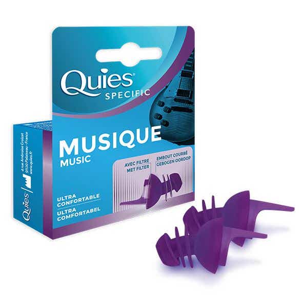 QUIES HEARING PROTECTION SPECIAL MUSIC 1 PAIR