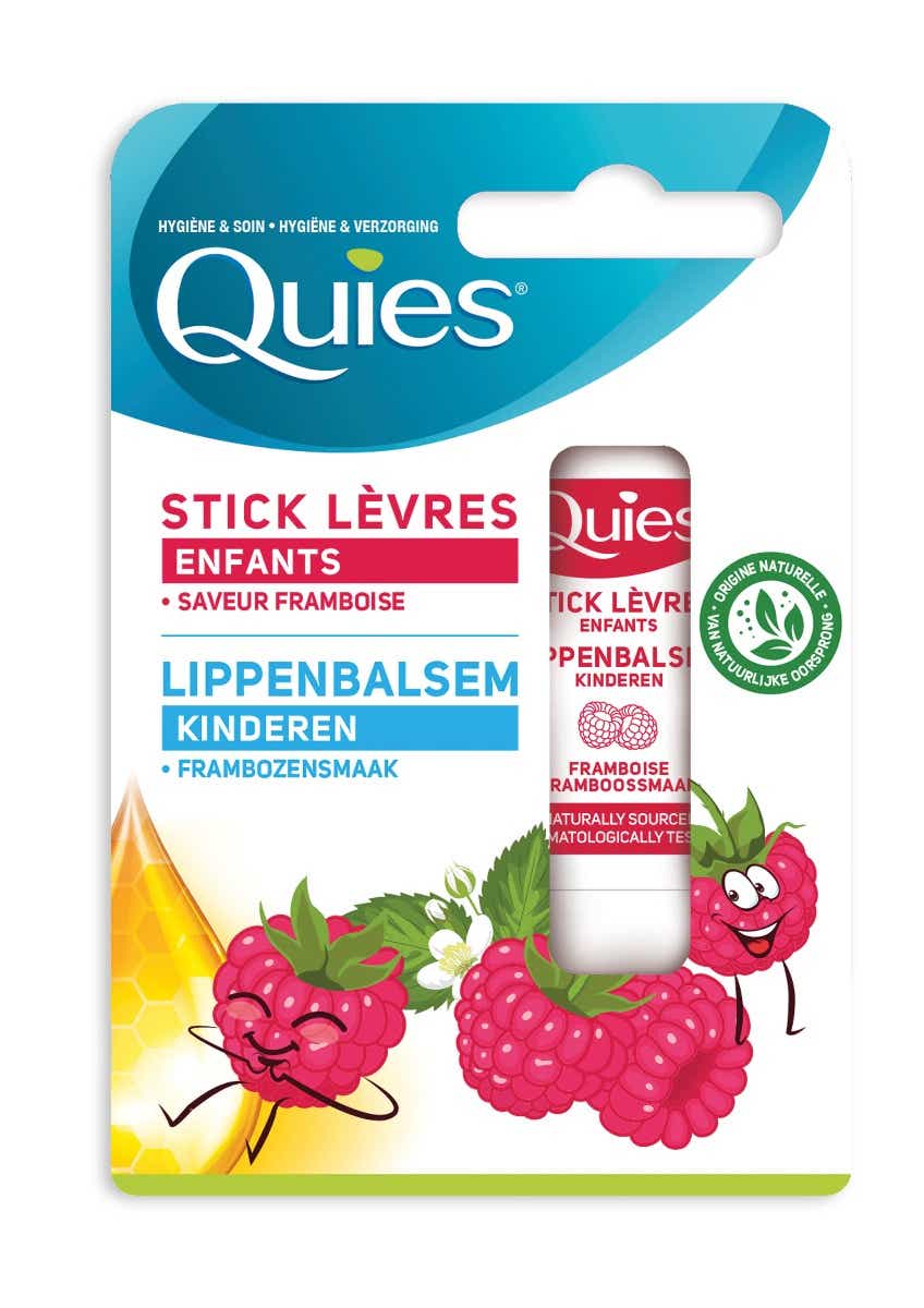 QUIES CHILDREN'S LIP STICK RASPBERRY 4 5G
