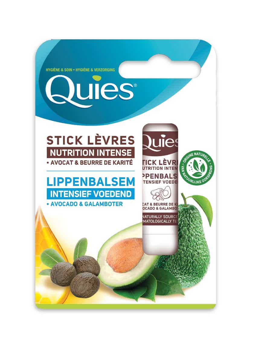 QUIES REGENERATING LIP STICK AVOCADO AND SHEA BUTTER 4 5G