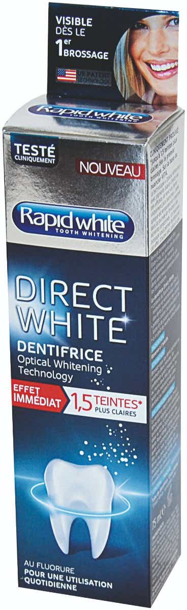 RAPID WHITE DIRECT WHITE TOOTHPASTE 75ML