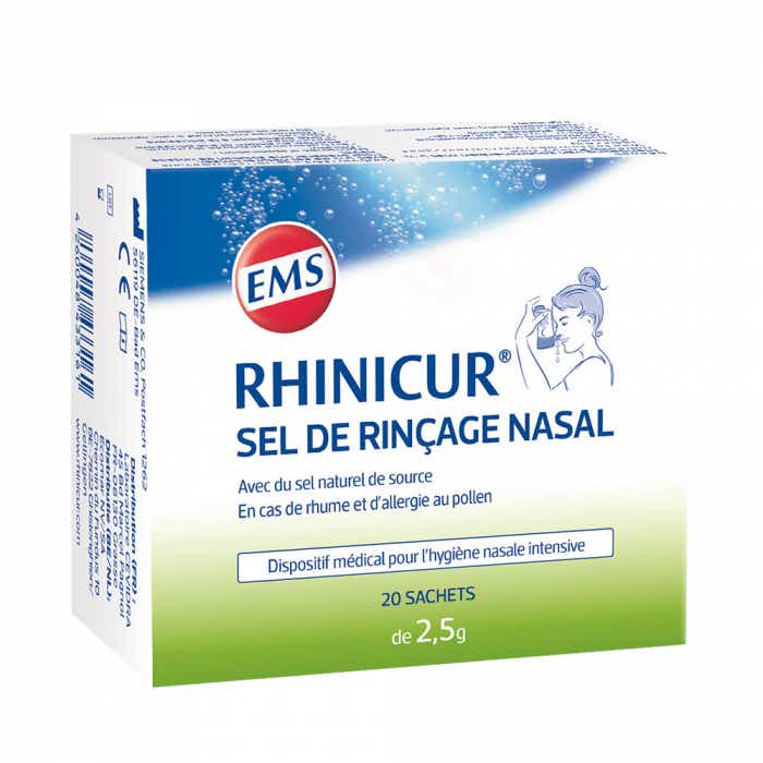RHINICUR NASAL RINSE SALT CHILDREN 20 BAGS 1