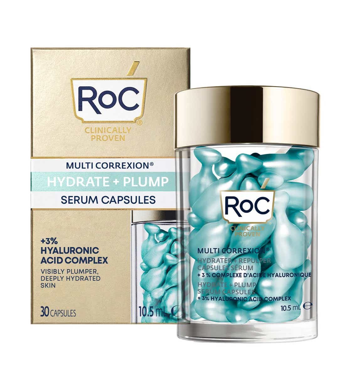ROC MULTI CORREXION SERUM CAPSULES MOISTURIZE REPULP 30 CAPSULES