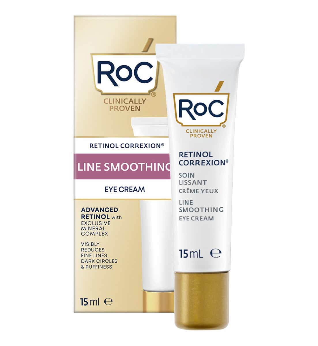 ROC RETINOL CORREXIONR SMOOTHING EYE CREAM 15ML