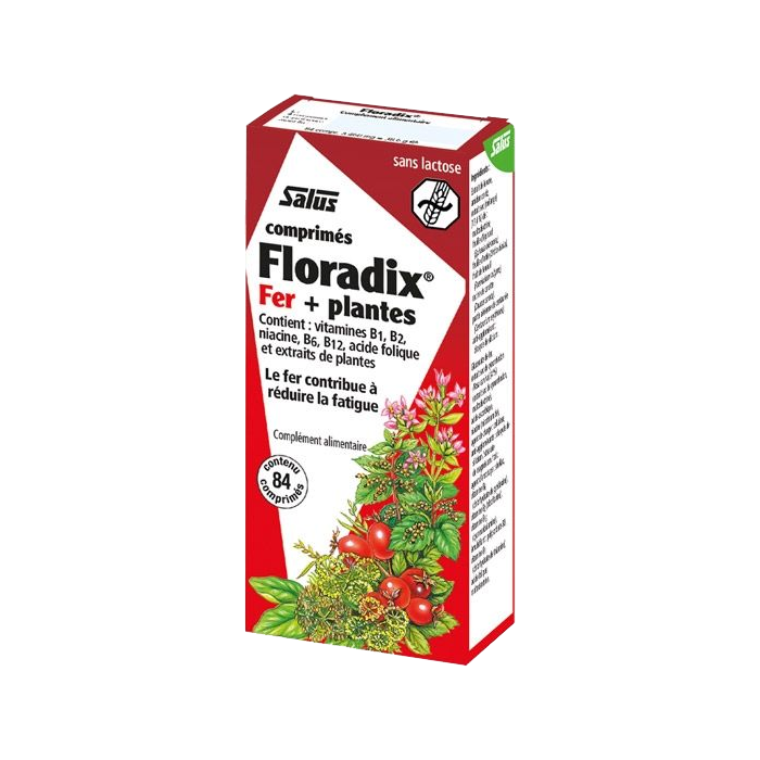 SALUS FLORADIX IRON PLANTS 84 TABLETS
