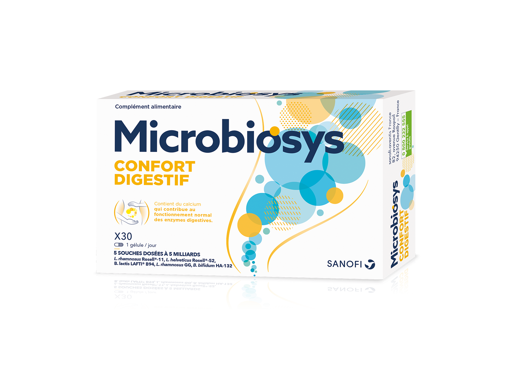 SANOFI MICROBIOSYS DIGESTIVE COMFORT 30 CAPSULES