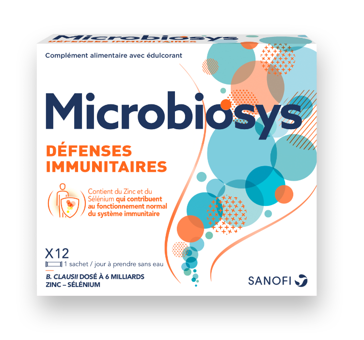 SANOFI MICROBIOSYS IMMUNE DEFENSES 12 STICKS