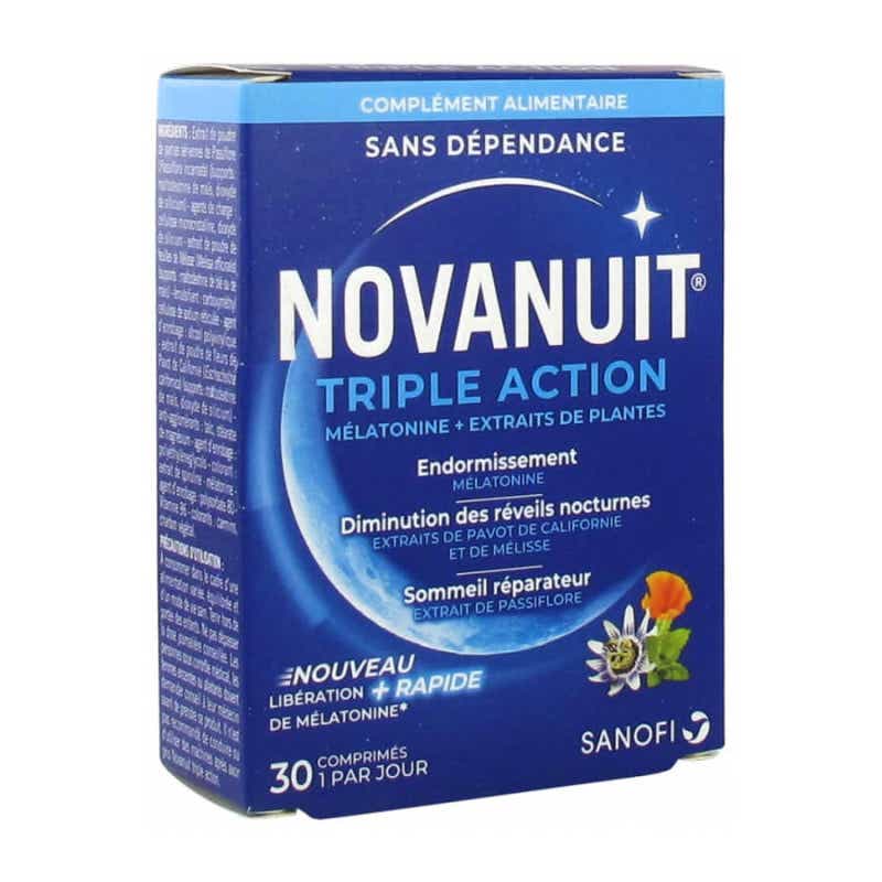 SANOFI NOVANUITR TRIPLE ACTION SLEEP 30 TABLETS